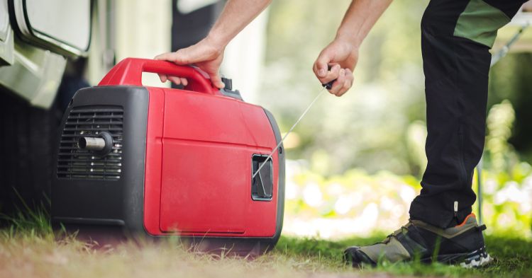 How to safely start and stop a generator