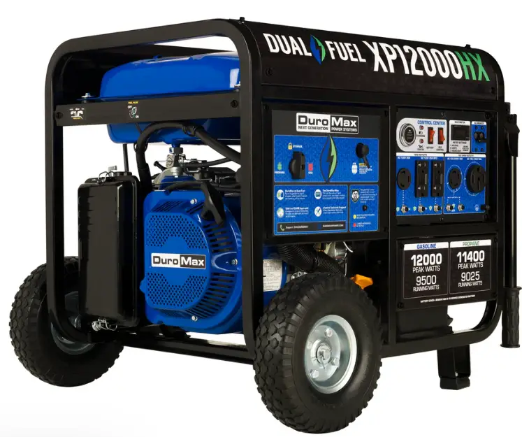 DuroMax XP12000HX Dual-Fuel