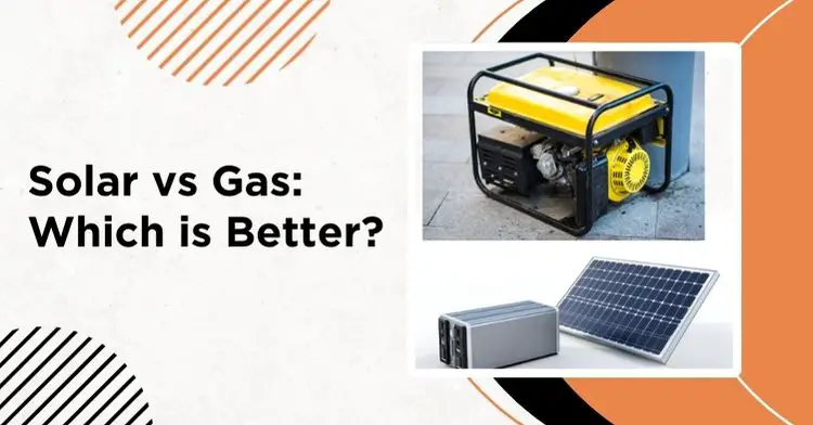 Solar generator vs gas generator for camping - side by side comparison